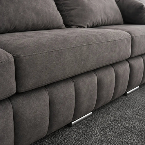 Arlo Open-End Corner Sofa – Plush Velvet - Nice Beds