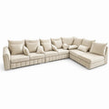 Arlo Open-End Corner Sofa – Plush Velvet - Nice Beds