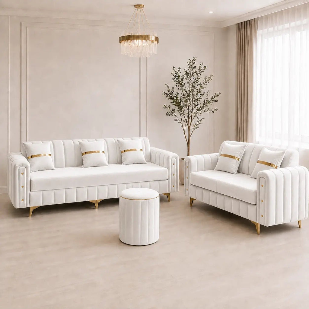 Arvello 3+2 Sofa Set - Nice Beds