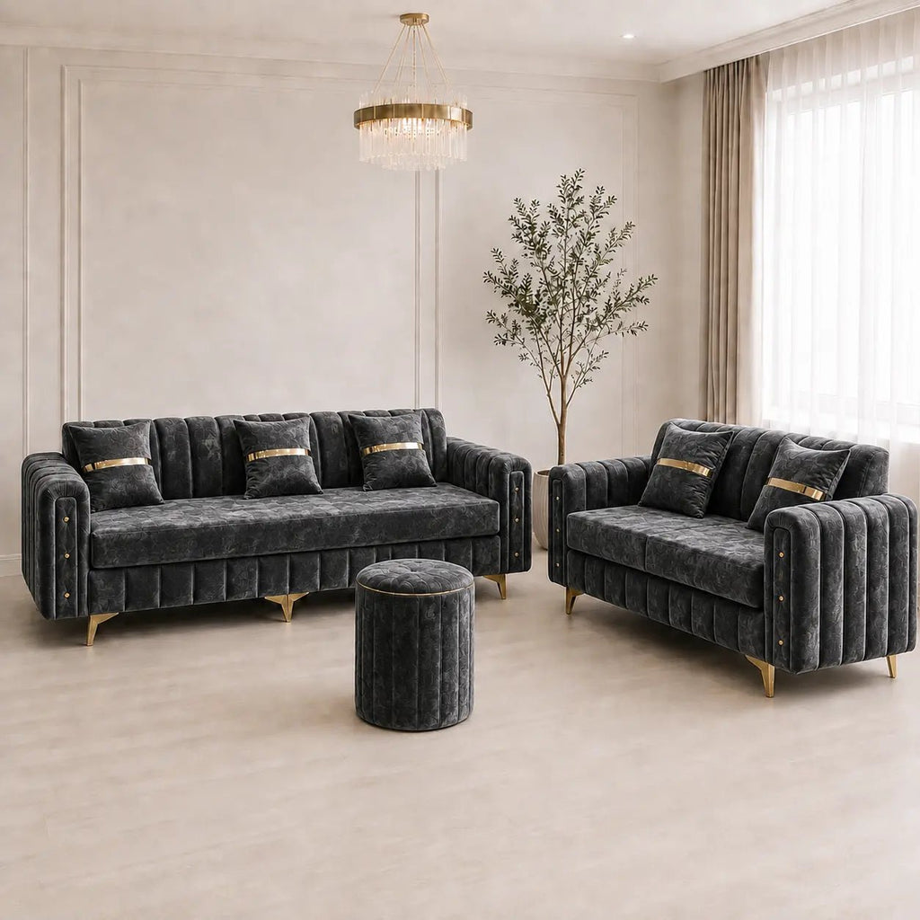 Arvello 3+2 Sofa Set - Nice Beds