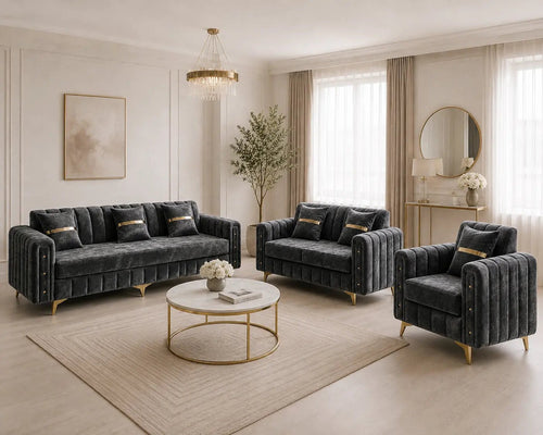 Arvello 3+2+1 Sofa Set - Nice Beds