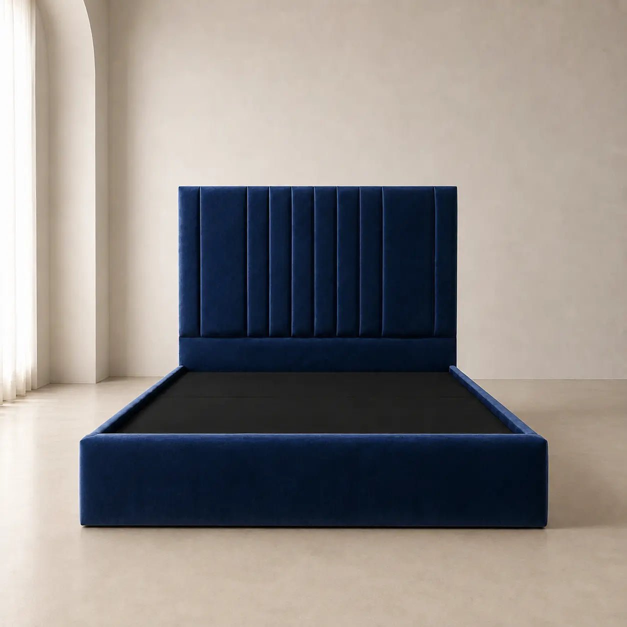 Aurelle Vertical Panel Bed Frame - Nice Beds