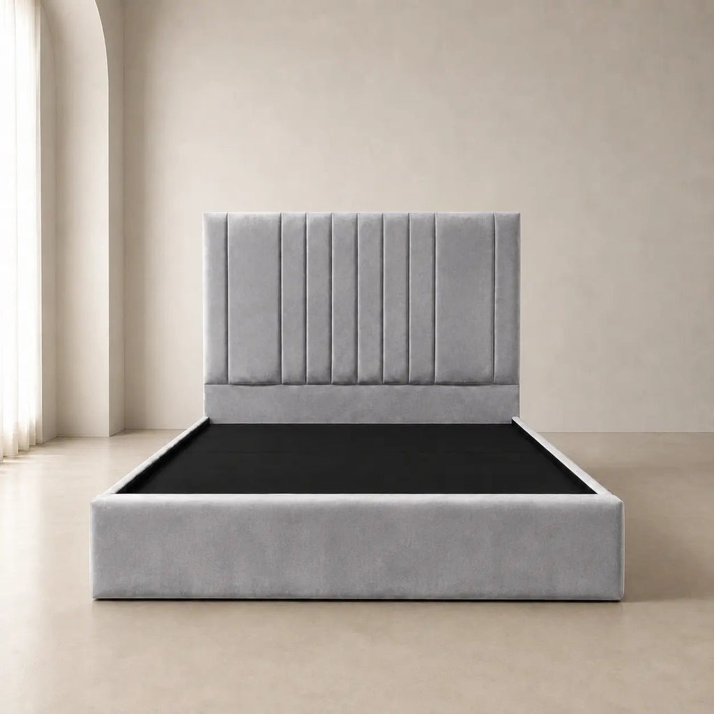 Aurelle Vertical Panel Bed Frame - Nice Beds