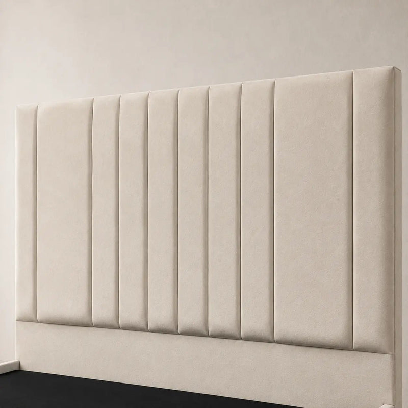 Aurelle Vertical Panel Bed Frame - Nice Beds