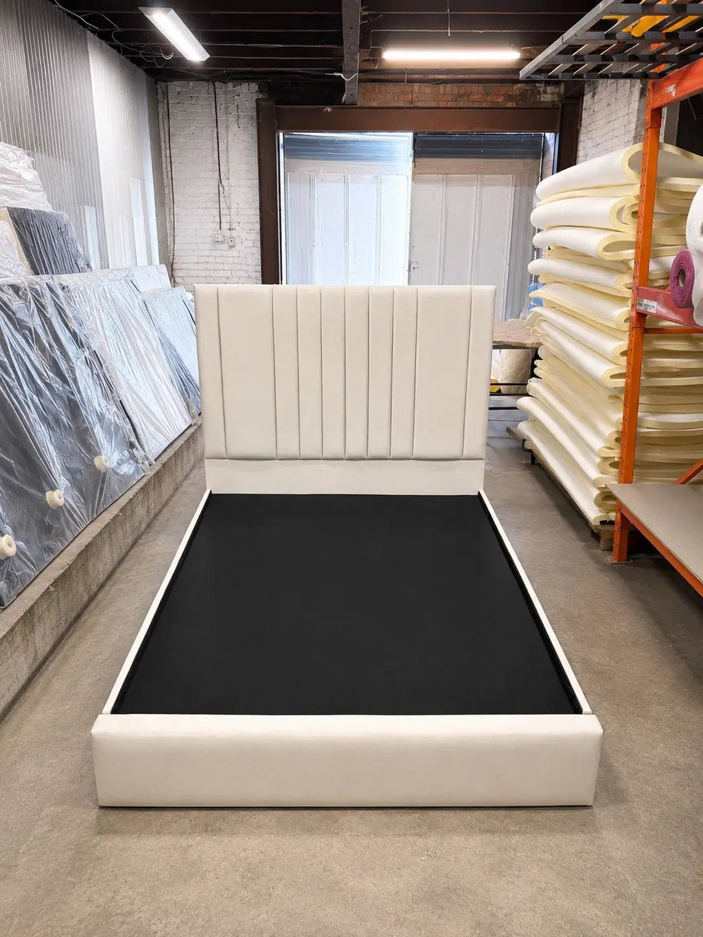 Aurelle Vertical Panel Bed Frame - Nice Beds