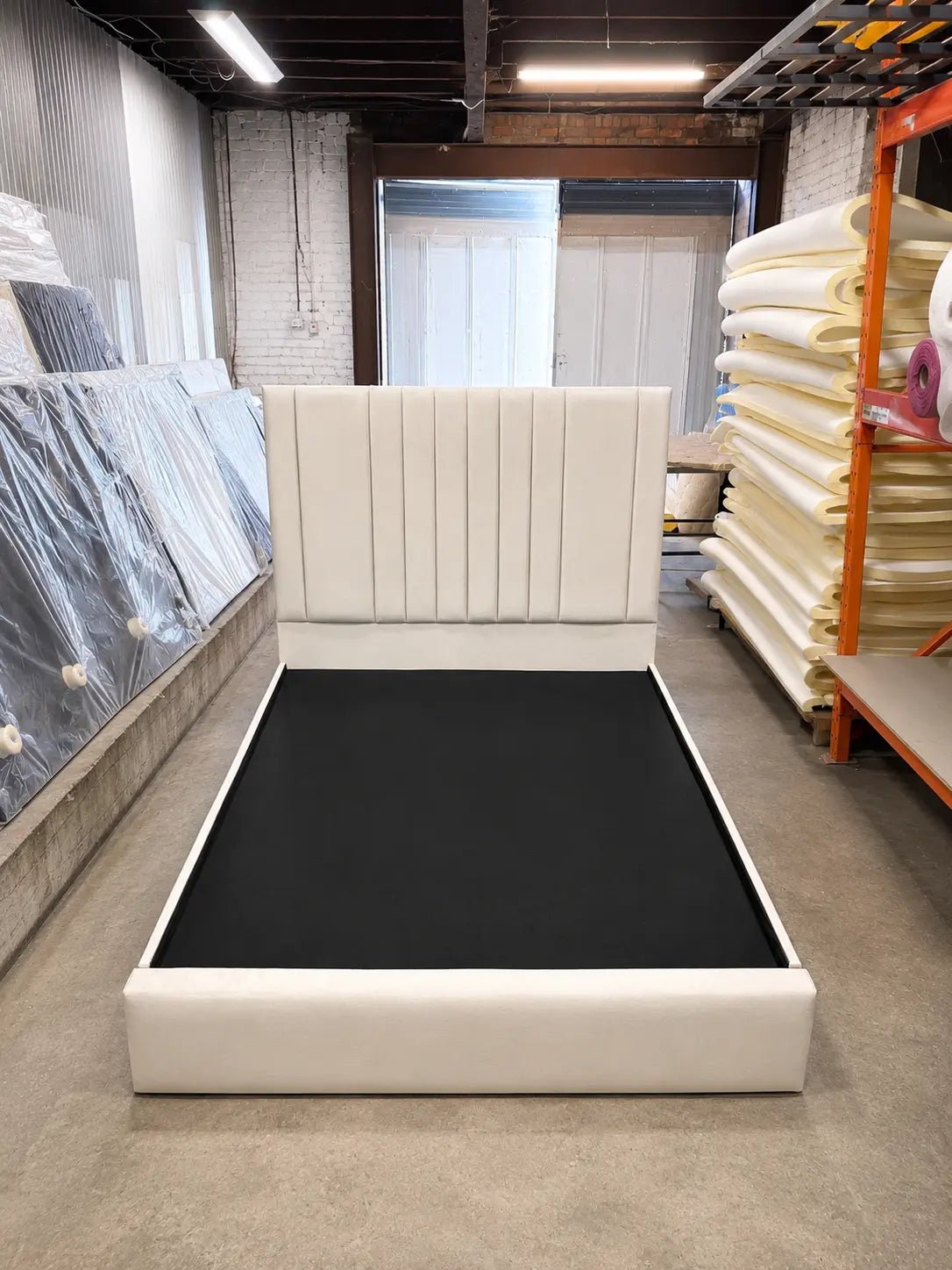 Aurelle Vertical Panel Bed Frame - Nice Beds