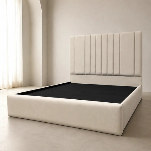 Aurelle Vertical Panel Bed Frame - Nice Beds