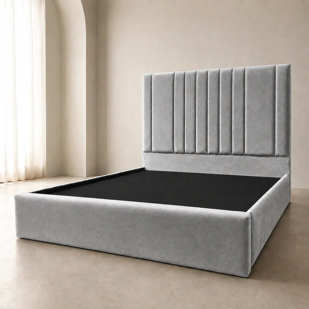 Aurelle Vertical Panel Bed Frame - Nice Beds