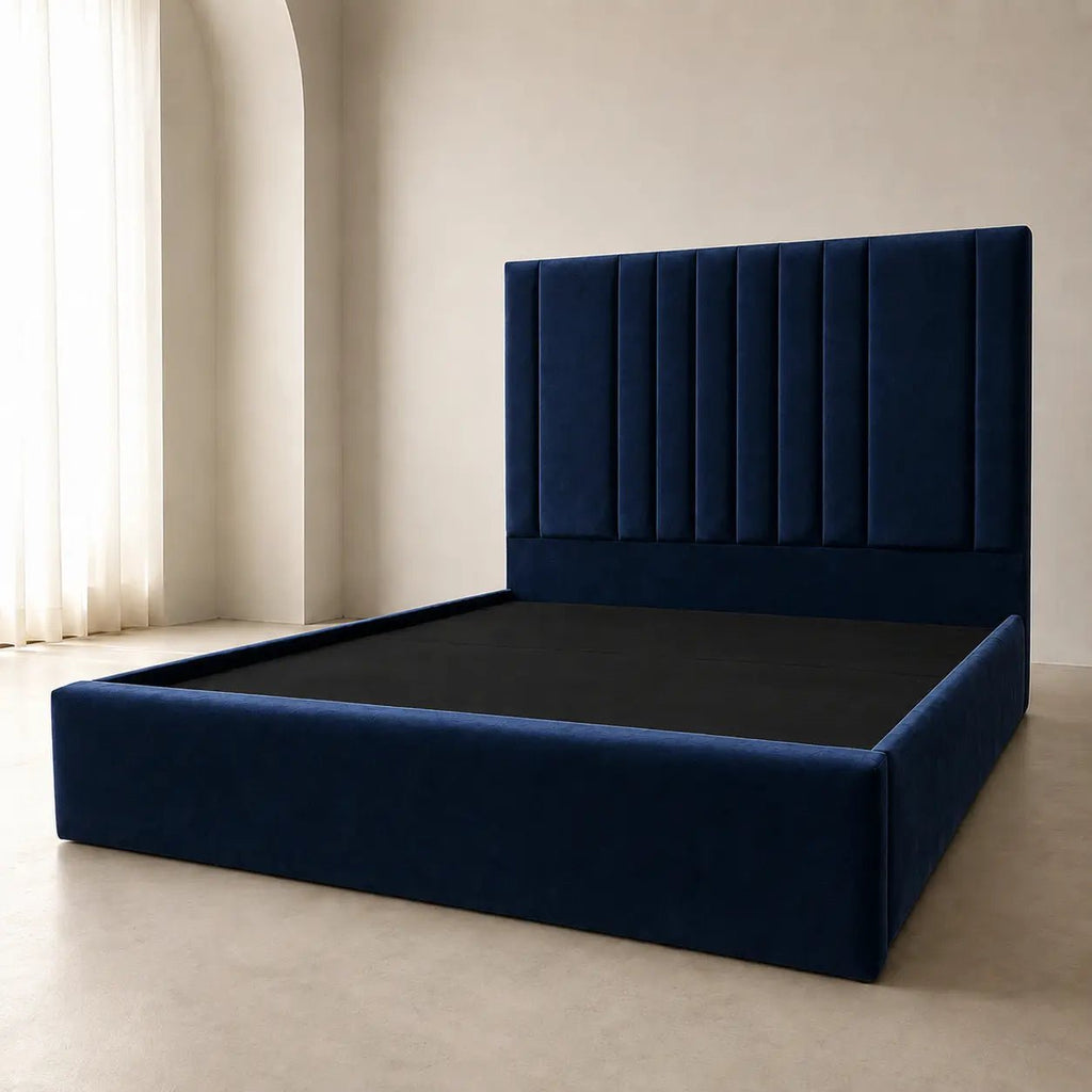 Aurelle Vertical Panel Bed Frame - Nice Beds