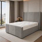 Kensington Luxe Panel Bed Frame with Optional Ottoman Storage - Nice Beds