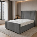 Kensington Luxe Panel Bed Frame with Optional Ottoman Storage - Nice Beds