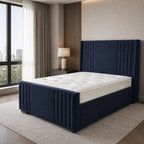 Kensington Luxe Panel Bed Frame with Optional Ottoman Storage - Nice Beds