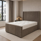 Kensington Luxe Panel Bed Frame with Optional Ottoman Storage - Nice Beds