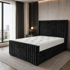 Kensington Luxe Panel Bed Frame with Optional Ottoman Storage - Nice Beds