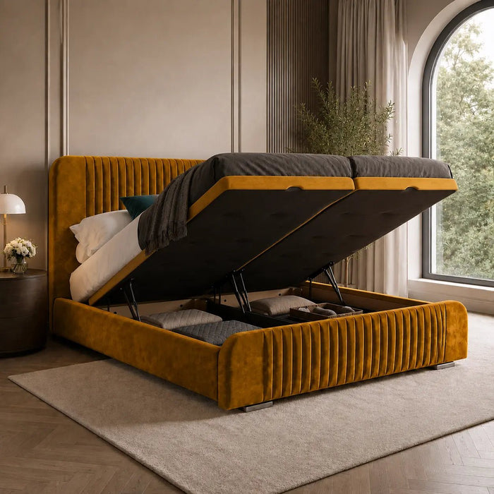 Lunaro Ottoman Bed - Nice Beds