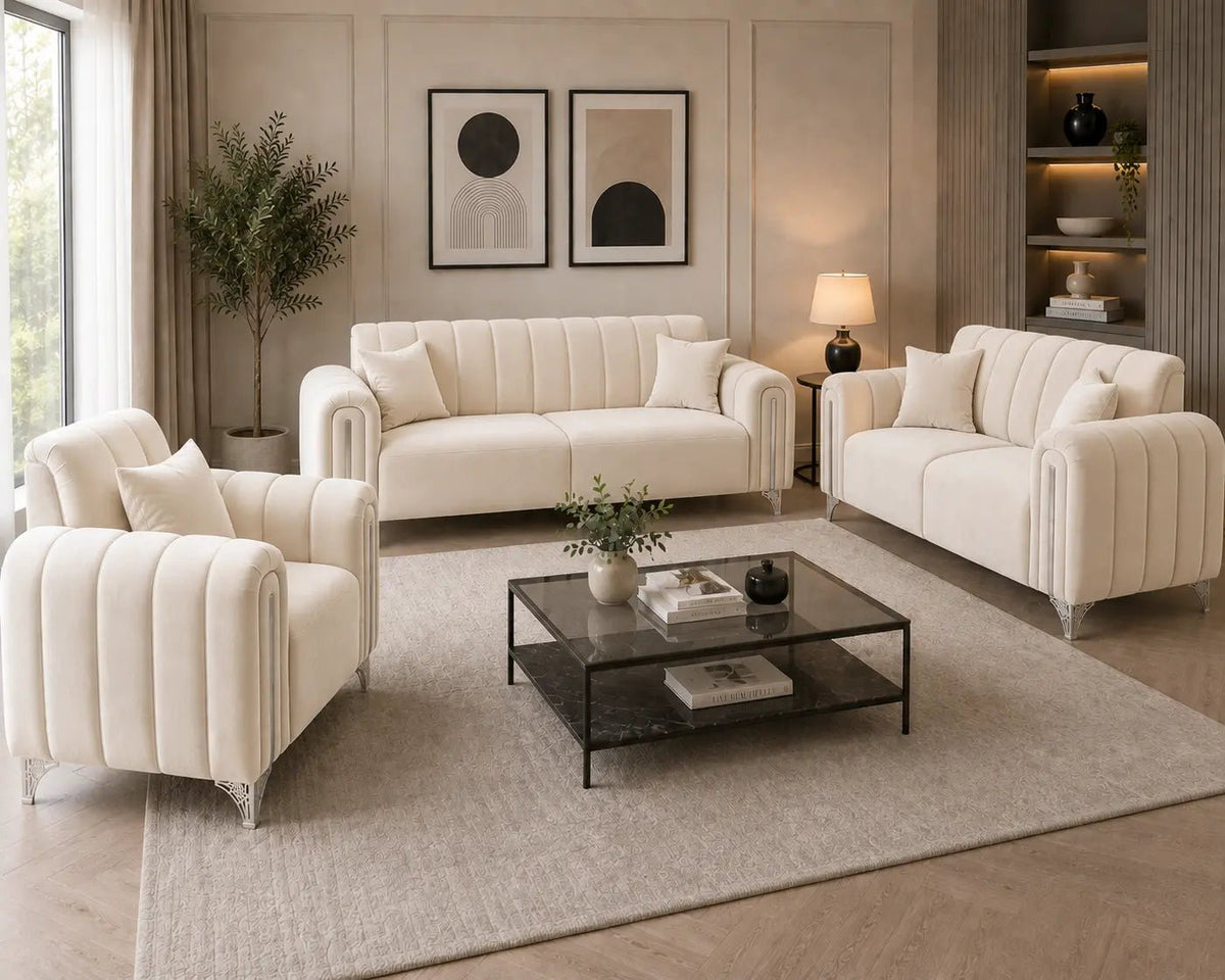 Luxury 1 Seater Panel Sofa Chair - Nice Beds