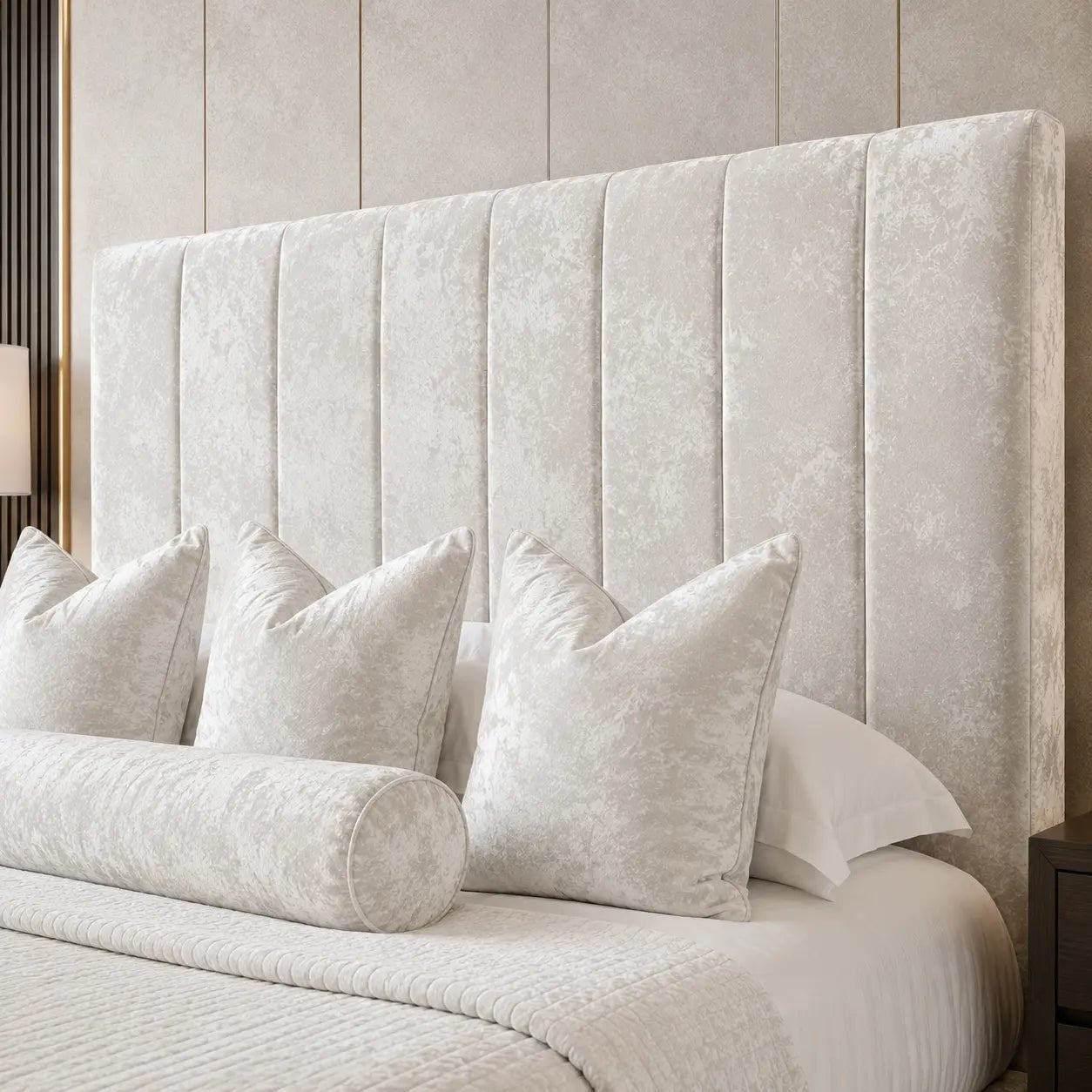 Luxury Vertical Panel Bed Frame - Special Offer - Nice Beds