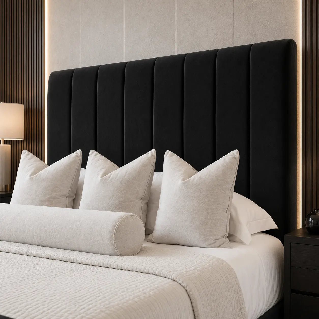 Luxury Vertical Panel Bed Frame - Special Offer - Nice Beds