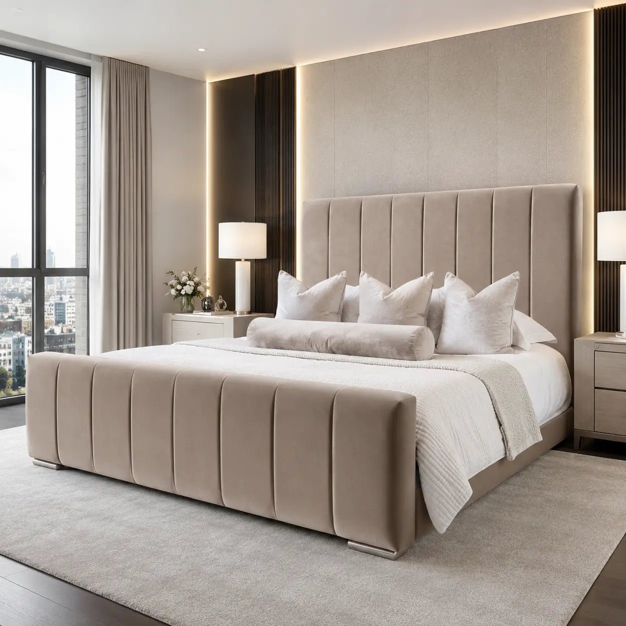Luxury Vertical Panel - LUME Collection - Nice Beds
