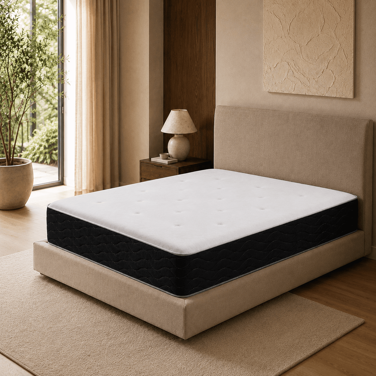 Nice Beds 12 Inch Medium Firm Memory Foam Spring Mattress - Nice Beds