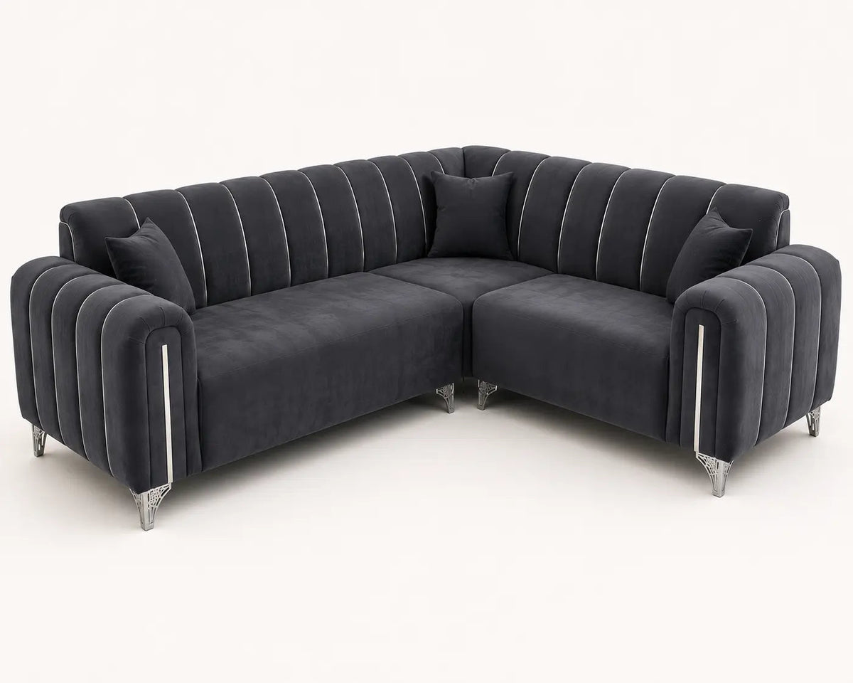 Valmere plush velvet sofa collection - Nice Beds