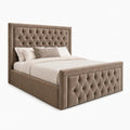 Velora Chesterfield Gas Lift Storage Bed - Nice Beds