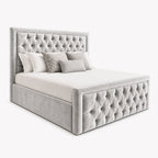 Velora Chesterfield Gas Lift Storage Bed - Nice Beds