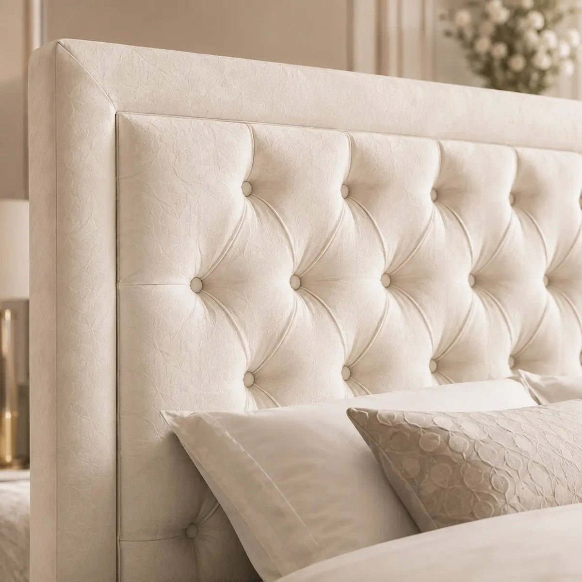 Velora Chesterfield Ottoman Storage Bed - Nice Beds