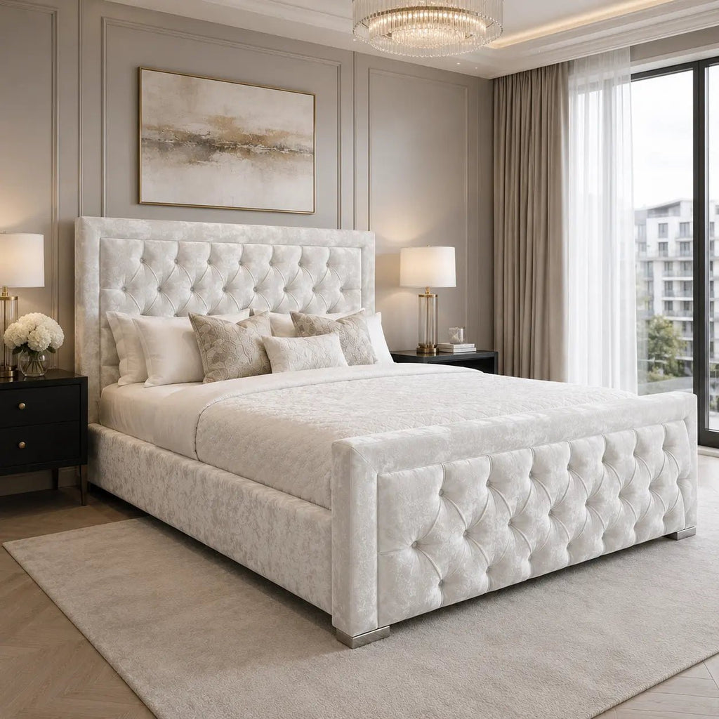 Velora Upholstered Bed Frame - Nice Beds