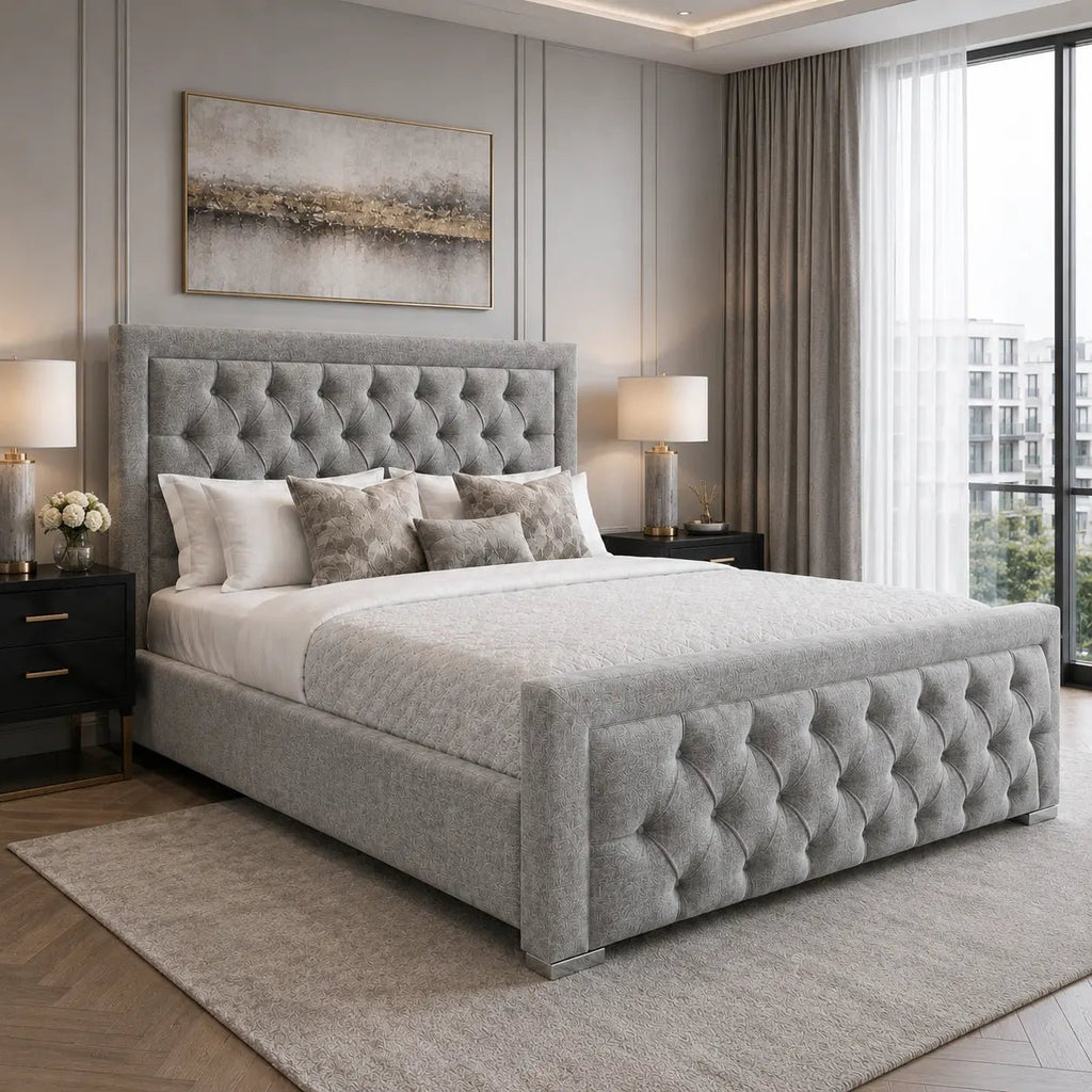 Velora Upholstered Bed Frame - Nice Beds