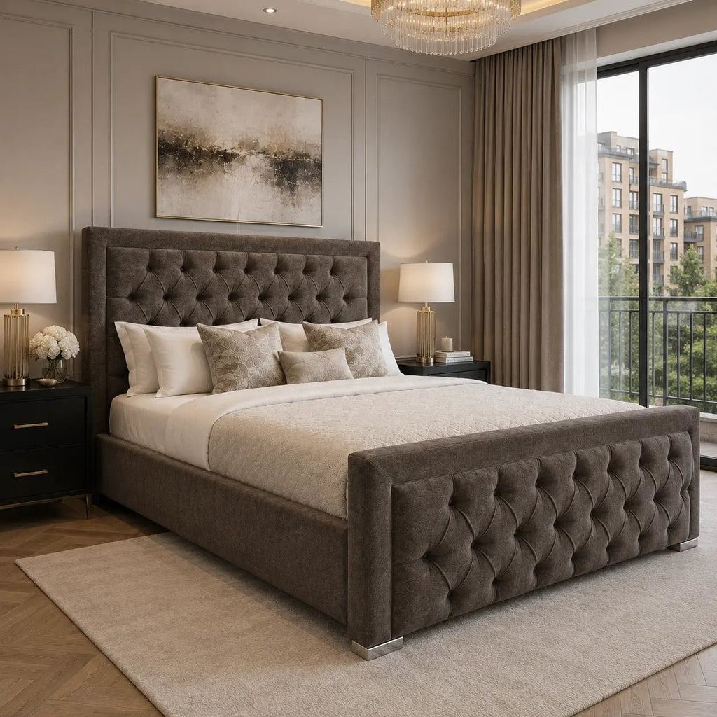 Velora Upholstered Bed Frame - Nice Beds