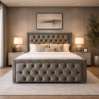 Velora Upholstered Bed Frame - Nice Beds