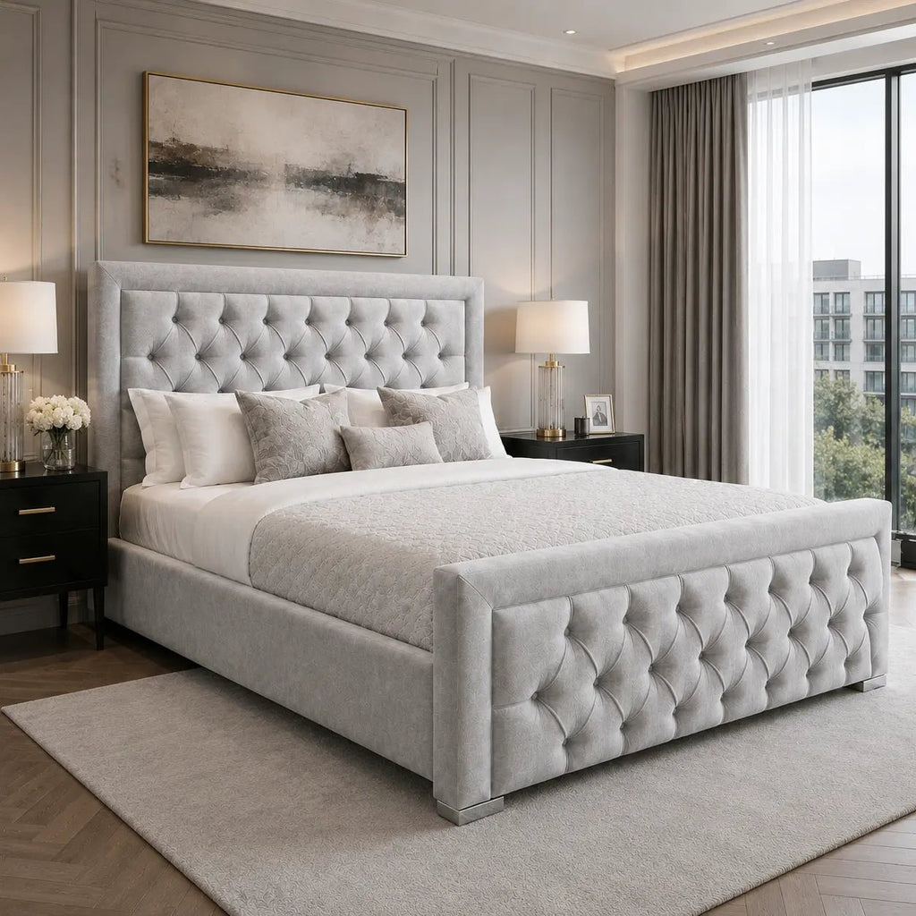 Velora Upholstered Bed Frame - Nice Beds