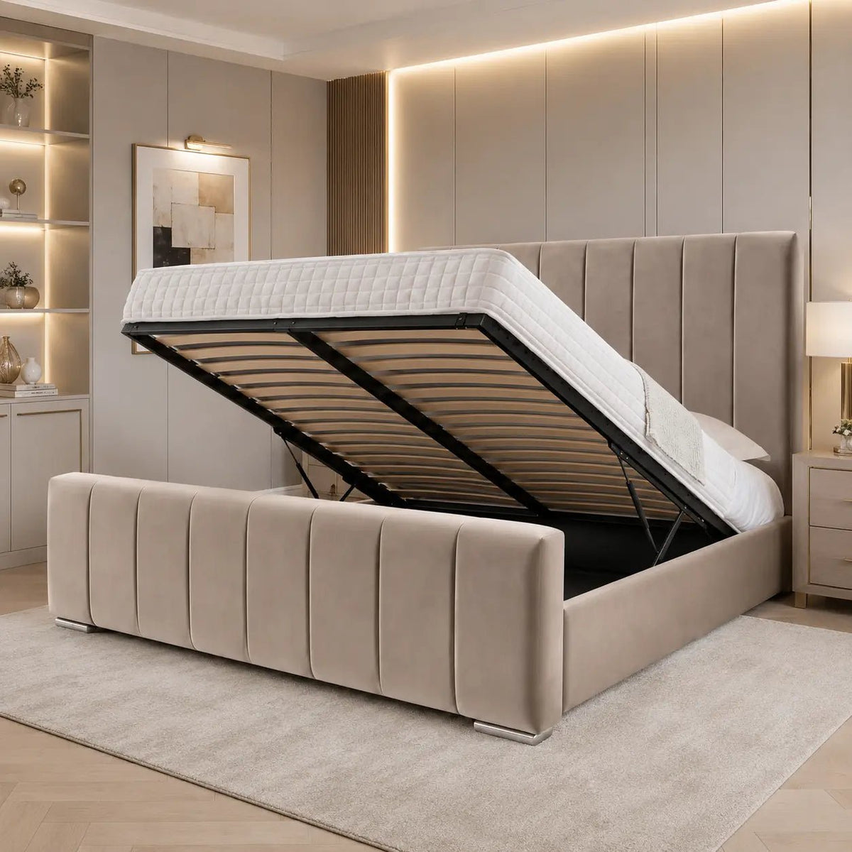 Veyra Gas Lift Bed - Nice Beds